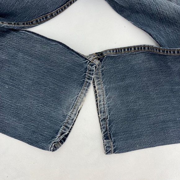 Aeropostale Mens Size 32/32 Driggs Slim Bootcut Jeans Blue Retro Straight Denim - Picture 5 of 16